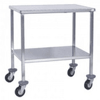Table inox à instruments